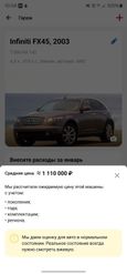 SUV   Infiniti FX45 2003 , 850000 , 