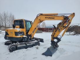 Мини-экскаватор Hyundai R55-7 2015 года, 3500000 рублей, Касли